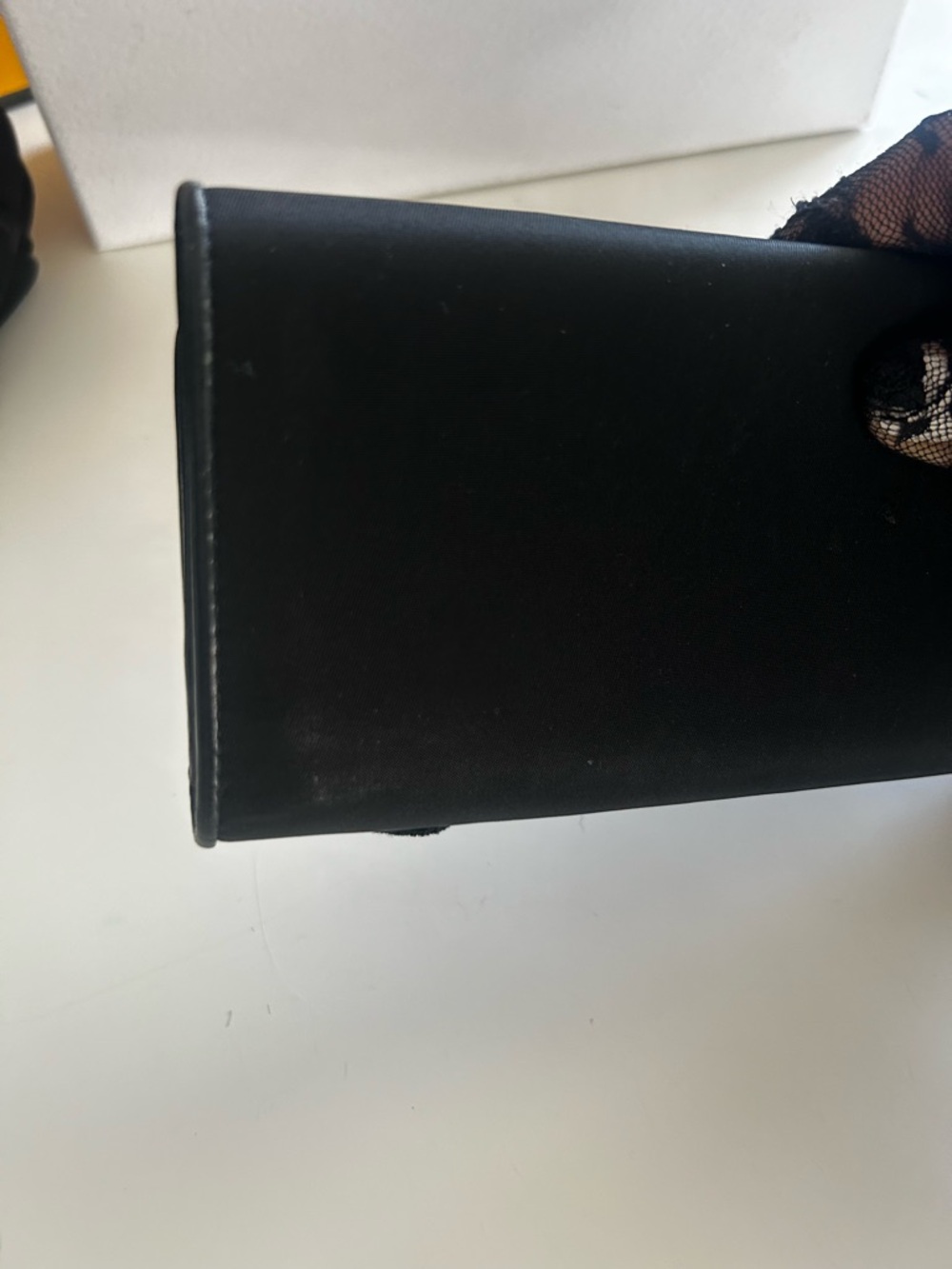 Prada Tessuto Black Nylon Long Wallet Featuring a Teddy Bear Motif | RARE! - Picture 7 of 16